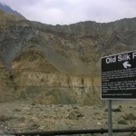 Scenic view of Karakoram Highway passing through the mountains of Gilgit-Baltistan along the historic Silk Route